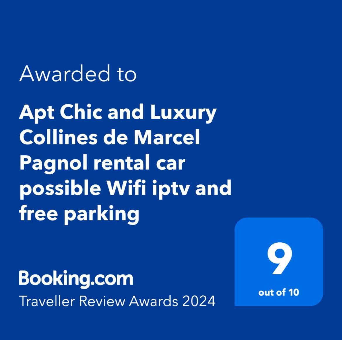 Apt Chic With View On Collines De Marcel Pagnol Wifi Free Parking And Clim *